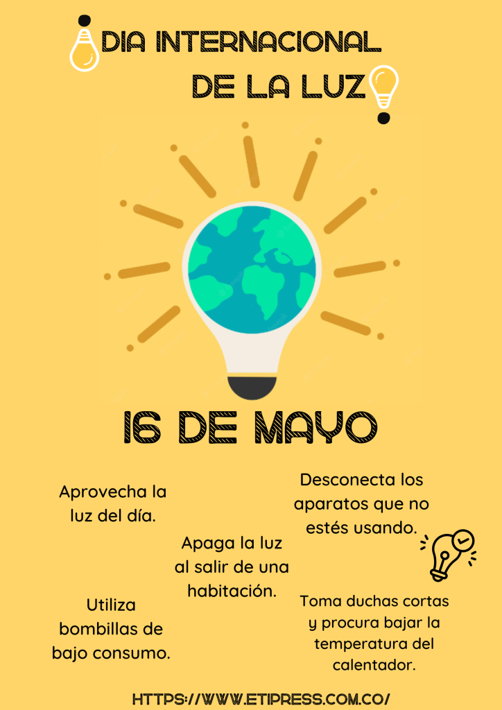 Este 16 de mayo se celebra el dia internacional del beneficio de tener luz, en celebración de los avances y aportaciones que han sido posibles en la cultura, el arte y la sociedad. A continuación te dejamos unas recomendaciones para el cuidado de este recurso.